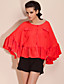  TS Bat Sleeve Ruffle Finish Blouse Shirt (More Colors)
