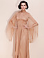 ts chiffon V profonda maxi dress