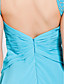  Sheath/Column Floor-length Chiffon Evening Dress With Straps