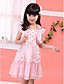  a-linje scalloped bomull jente kjole