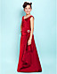  A-line Scoop Floor-length Satin Junior Bridesmaid Dress