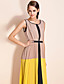  ts vestito senza maniche color blocco maxi (altri colori)