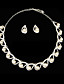  Pearl Spring Ladies Necklace and Earrings Jewelry Set (50 cm)