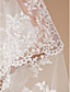  One-tier Tulle With Applique Waltz Length Wedding Veil