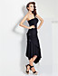  Sheath/Column One Shoulder Asymmetrical Jersey Evening Dress