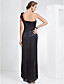  Sheath/Column One Shoulder Floor-length Polyester Evening Dress