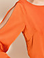  TS Shoulder Cut-out Sexy Backless Flutter Dress