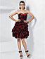  Ball Gown Sweetheart Strapless Short/Mini Taffeta Cocktail Dress