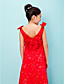  Sheath/Column V-neck Floor-length Chiffon Junior Bridesmaid Dress