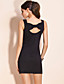  TS Double Button Open-back Bow Dress (More Colors)