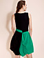 TS Color Block Folded Dress