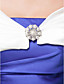  sateng med rhinestone lås bryllup / spesiell anledning sjal (flere farger)