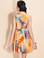  TS Abstract Print Dress