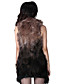  Sleeveless Party/Evening Raccoon Fur Vest (More Colors)