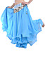  dancewear chiffon com babados três camadas saia da barriga desempenho para senhoras mais cores