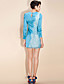  TS Elegant Lace Long-sleeved Dress