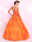  Ball Gown Sweetheart Floor-length Tulle Prom Dress