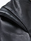  Long Sleeve Office/Casual Lambskin Leather Coat