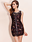  TS Chain Tassel Embellished Mesh Bodycon Dress (More Colors)