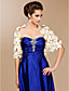  Luxurious Lace With Satin Flowers Wedding / Special Occasion Shawl