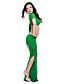  dancewear spandex magedans antrekk for damene flere farger