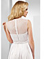  A-line Jewel Asymmetrical Stretch Satin Organza Evening Dress