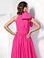  A-line High Neck Chiffon Evening Dress With Court Train inspired by Emma Stone at the 84th Oscar