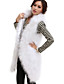 Fashion ærmer Aften / Karriere Ostrich Fur Vest (Flere farver)