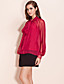  TS Dramatic Puff Sleeve Chiffon Blouse Shirt