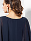  Sheath/Column Scoop Floor-length Chiffon Evening Dress