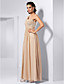  Sheath/Column One Shoulder Floor-length Chiffon Evening Dress