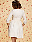  ts ruffle cintura vestido decote quadrado