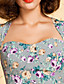  ts vintage pastorale druk swing jurk