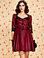  TS VINTAGE Baroque Style Contrast Color Dress with Belt