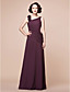  Sheath/Column Straps Floor-length Chiffon Mother of the Bride Dress