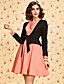  ts kvinners vintage to stykker som ruffle kjole