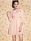  TS VINTAGE Bow Tie Gather Dress