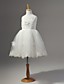  Chiffon Flower Girl Dress With Flowers