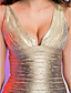  Sheath/Column V-neck Sleeveless Short/Mini Bandage Dress