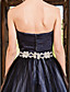  Ball Gown Sweetheart Floor-length Tulle Satin Evening Dress