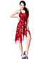  Dancewear Cotton and Polyester with Beadings Performance Latin Dance Dress For Ladies More Colors
