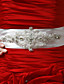 Elegant Handmade Satin/Lace Wedding/Evening Belt With Beading (More Colors)