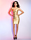  Sheath/Column Scoop Sleeveless Short/Mini Bandage Dress