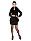 Charming Long Sleeve Fox Fur Collar Mink Fur Bottom Hem Evening/Casual Lambskin Leather Jacket