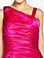  Sheath/ Column Straps Short/ Mini Satin Bridesmaid Dress