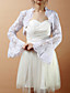  Exquisite Long Bell Sleeve Lace Wedding/Evening Jacket/Wrap (More Colors)