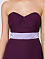  Sheath/Column Sweetheart Floor-length Chiffon Bridesmaid Dress With Sash/Ribbon