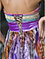 Sheath/Column Sweetheart Strapless Floor-length Chiffon Evening Dress With Flower(s)