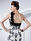  Trumpet/Mermaid One Shoulder Floor-length Taffeta Evening Dress