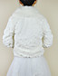  Charming Long Sleeve Faux Fur Evening/Wedding Jacket/Wrap